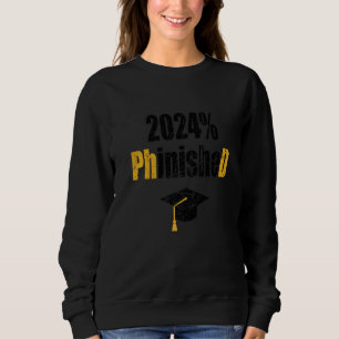 Doktorand 2024 Fertiggestellt Doktorgrad Bekümmer Sweatshirt