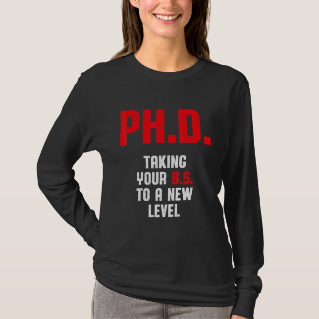 Doktorand Dissertation Doktorat Abschluss 2 T-Shirt (Vorderseite)
