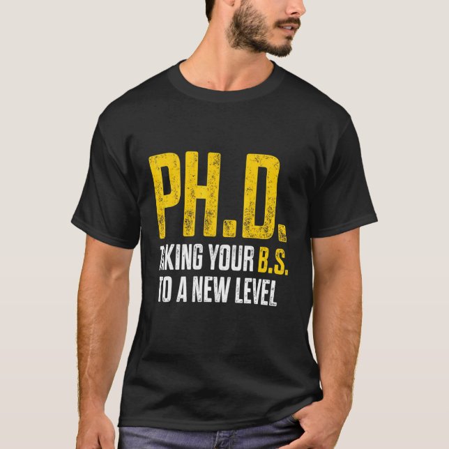 Doktorand Dissertation Doktorat Abschluss 9 T-Shirt (Vorderseite)