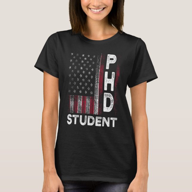 Doktorand Student Dissertation US Amerika Doktorar T-Shirt (Vorderseite)
