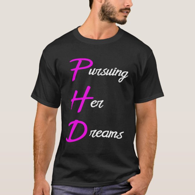 Doktorat Abschluss Student T-Shirt (Vorderseite)
