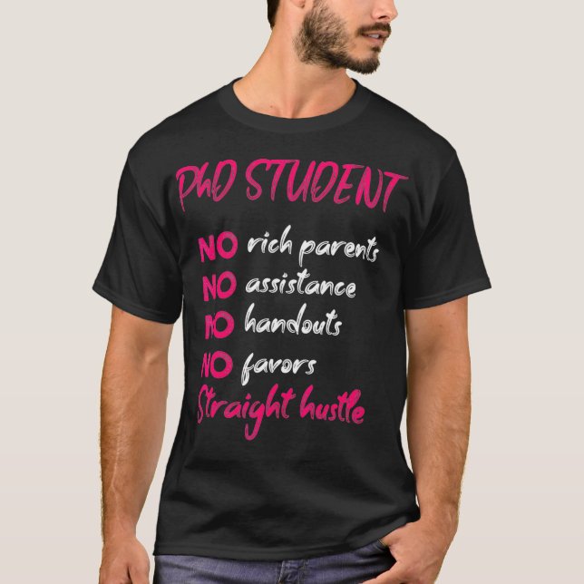 Doktorat Dissertation Doktorat Abschluss _37 T-Shirt (Vorderseite)
