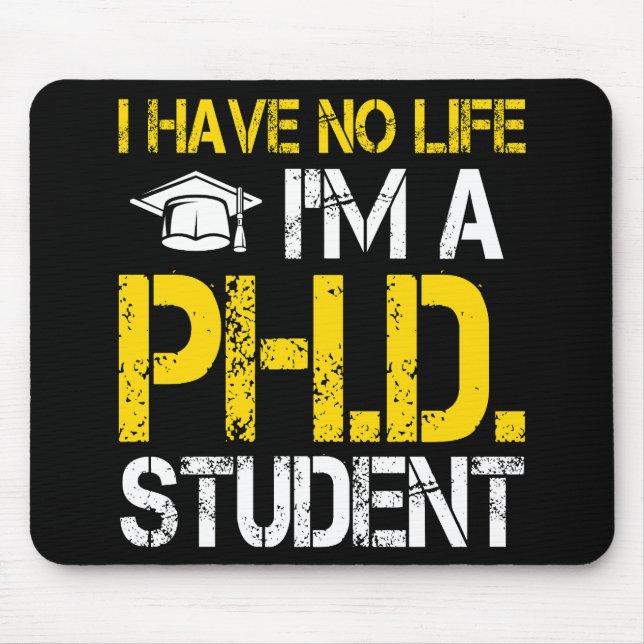 Doktoratsstudent Funny Doctoral Gift 2023 Mousepad (Vorne)