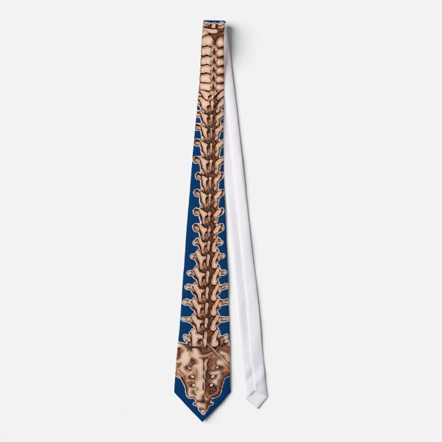 Doktoren Spine Necktie Design Krawatte (Vorderseite)