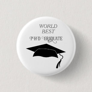 Doktorgrad-Abschlussfeier Gratulation Button