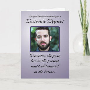 Doktortitel Benutzerdefiniertes Foto Abschluss Eri Karte