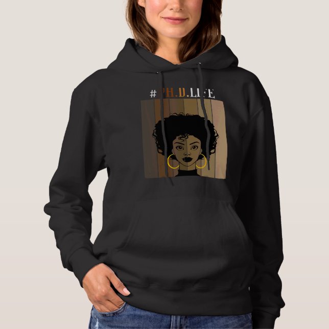 Doktortitel D Life Phd Doktoratsstudium Abschluss  Hoodie (Vorderseite)