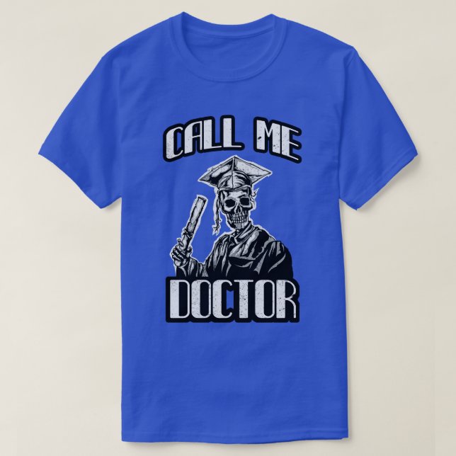 Doktortitel Mortarboard Funny Doctor T-Shirt (Design vorne)