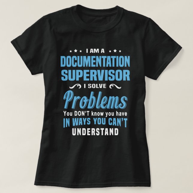 Dokumentationsleiter T-Shirt (Design vorne)