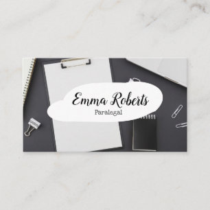 Dokumente Rosa Rechtsanwalt Paralegal Visitenkarte