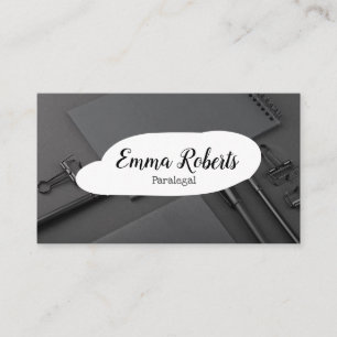 Dokumente Rosa Rechtsanwalt Paralegal Visitenkarte