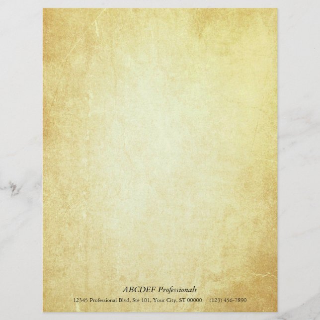 Dokumentenpapier Briefbogen (Vorderseite)