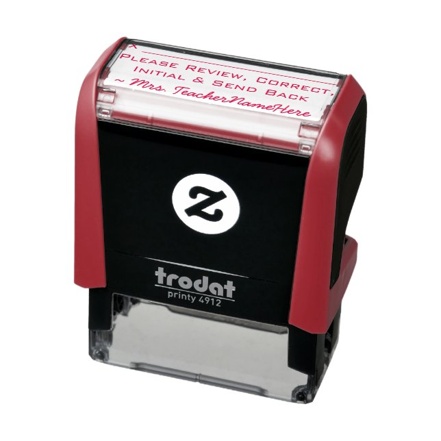 Dokumentenprüfung + Name Rubber-Briefmarke Permastempel (Produkt)