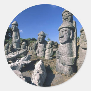 Dol Hareubang Runder Aufkleber