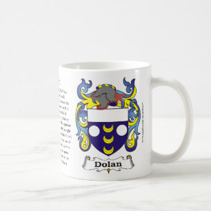 Dolan, Ursprung, Bedeutung und das Wappen auf Tasse