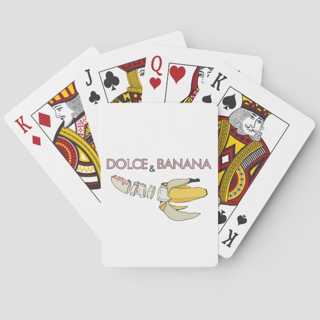 Dolce and Banane Spielkarten (Rückseite)