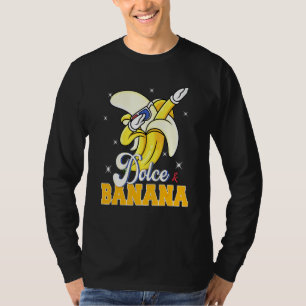Dolce Banana Dabbing Bananen Vegan Veggie T-Shirt