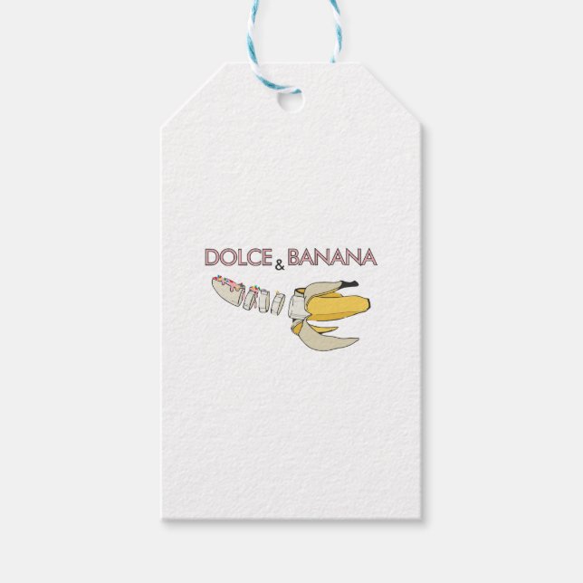 Dolce & Banana Geschenkanhänger (Vorderseite)