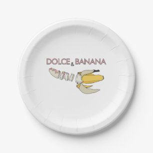 Dolce & Banana Pappteller