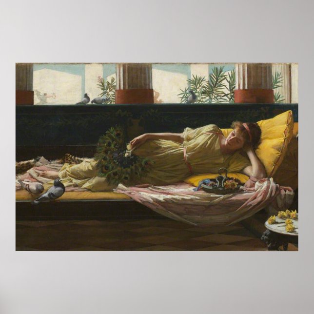 DoLCE FaR NiENTE, von John William Waterhouse -188 Poster (Vorne)