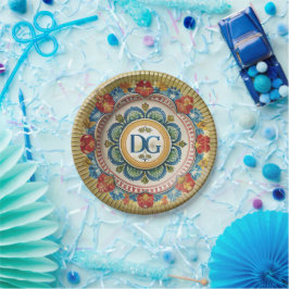 Dolce & Gabbana Chic Luxus auf einer Papierplatte Pappteller