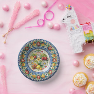 Dolce & Gabbana Sicilian Cart Whimsy Paper Plate Pappteller