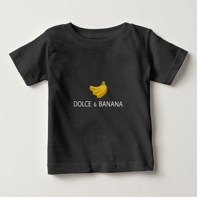 Dolce und Banana- Geschenkidee Baby T-shirt (Vorderseite)