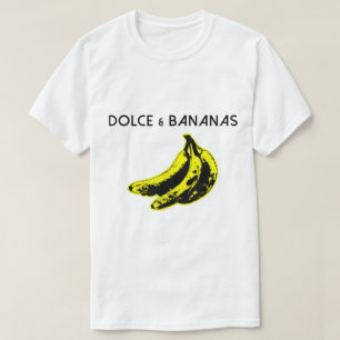 Dolce und Bananen Lustiges Parodie-Design T-Shirt