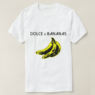 Dolce und Bananen Lustiges Parodie-Design T-Shirt