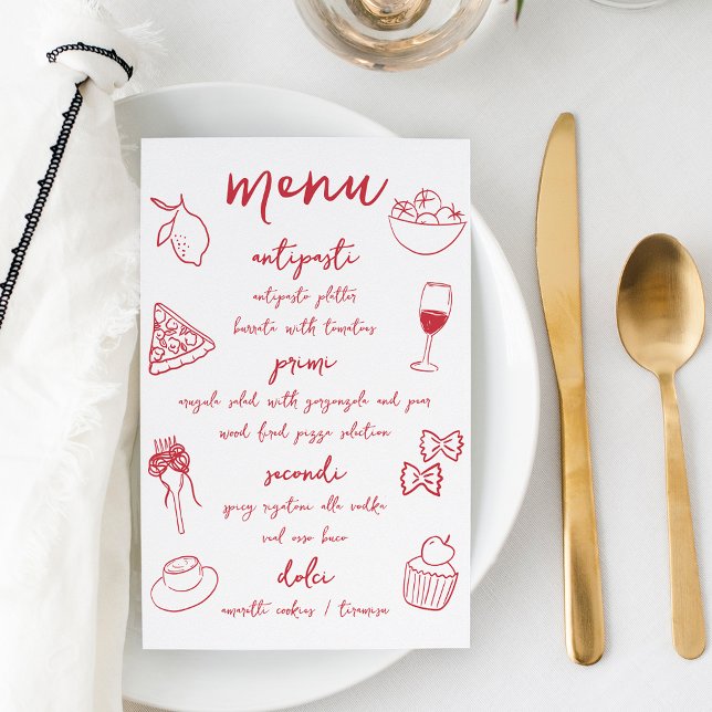 Dolce Vita handgeschriebenes italienisches Abendme (Von Creator hochgeladen)