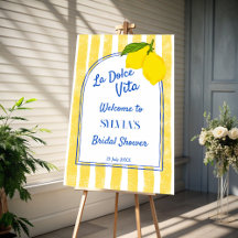 Dolce vita Lemons Brautparty - Empfang