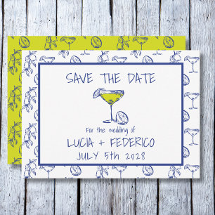 Dolce Vita Limoncello trinken Hochzeit Save The Date