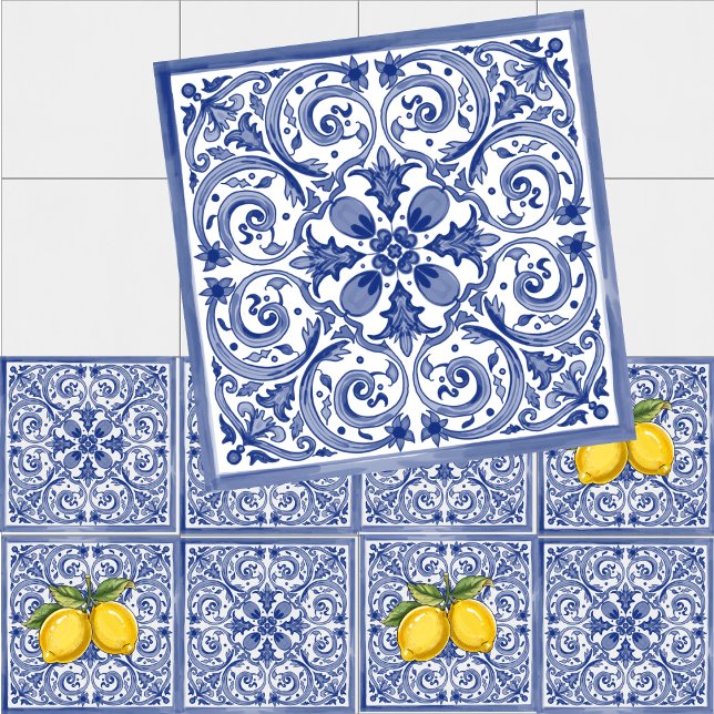 Dolce Vita Meditarrean Blue Italy Tiles Fliese (Von Creator hochgeladen)
