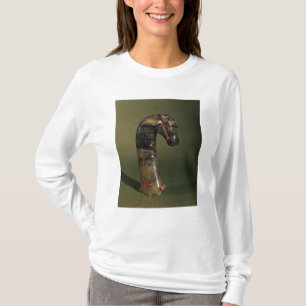 Dolchgriff in Form eines Kopfes des Pferds T-Shirt