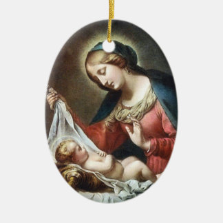 Dolci Madonna, Italien Keramik Ornament