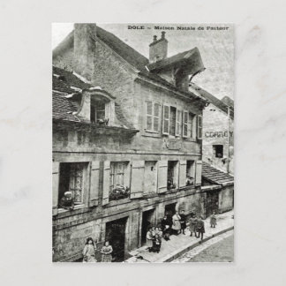 Dole; Geburtshaus von Louis Pasteur Vintage Post Postkarte
