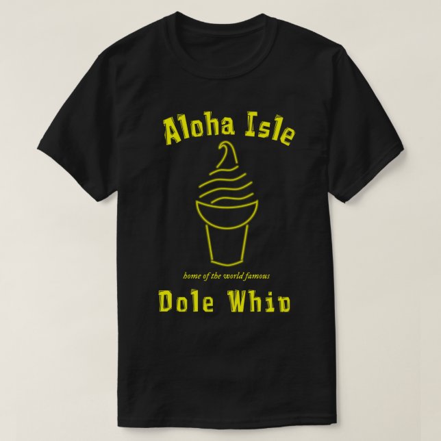 Dole Whip Neon .png T-Shirt (Design vorne)