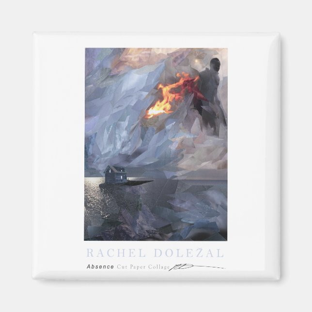 Dolezal Art Products: Abwesenheit Magnet (Vorne)
