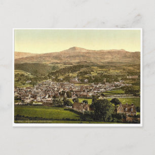Dolgelly und Cader Idris (d.h. Dolgellau und Cadai Postkarte