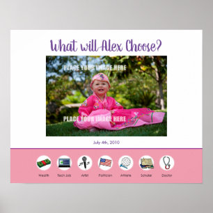 Doljabi Doljanchi Dol Koreanisches erstes Geburtst Poster