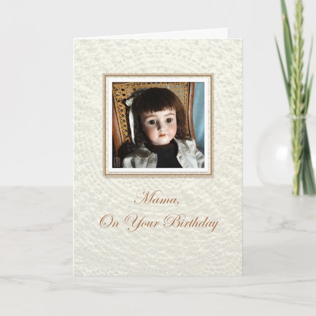 Doll Frances Mama Birthday Karte (Vorderseite)