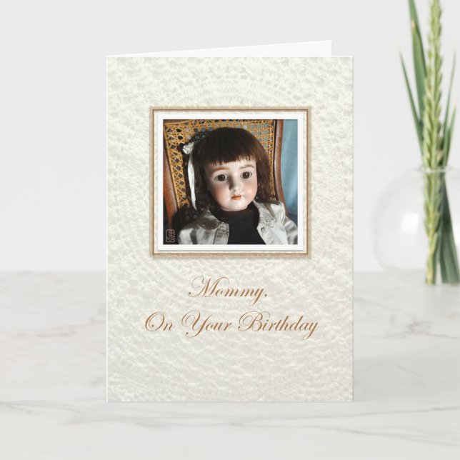 Doll Frances Mommy Birthday Karte (Vorderseite)