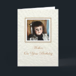 Doll Frances Mother Birthday Karte<br><div class="desc">Diese Doll Frances Mother Birthday Card beinhaltet eine antike Viktorianische Puppe namens Frances und sagt:"Mutter,  auf deinem Geburtstag" Inside: "Möge es so denkwürdig sein,  wie du bist. Alles Gute zum Geburtstag! Liebe dich!" Die Insider-Kopie kann personalisiert sein.</div>