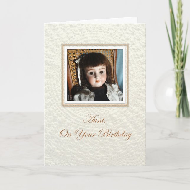 Doll Frances Tunt Birthday Karte (Vorderseite)