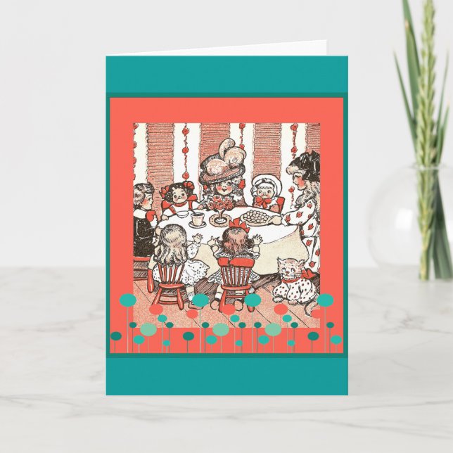 Doll Party Karte (Vorderseite)