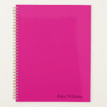 Doll Pink Individuelle Name Planer<br><div class="desc">Super niedlicher Pollenrosa-Planer. Anpassbarer Name. Ideal für Arbeit,  Schule oder Zuhause! Koordinierungsprodukte finden Sie in meinem Geschäft unter Doll Sammlung.</div>