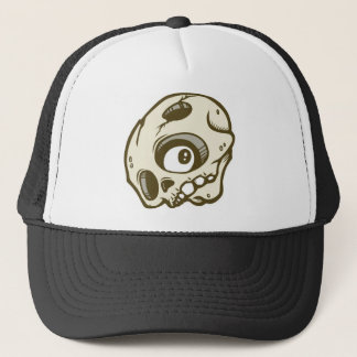 DOLLA brauner skullie Hut Truckerkappe