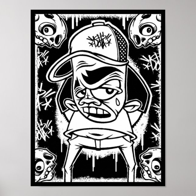 DOLLA/SKULLIE-Plakat Poster (Vorne)