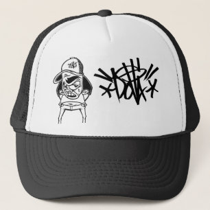 Dolla-Tag-Hut m/Figur Truckerkappe