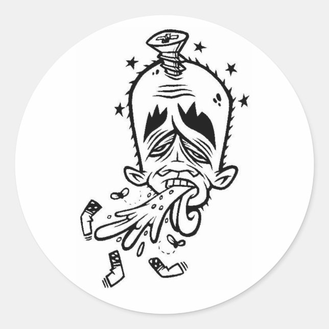 Dolla yok yak1 runder aufkleber (Vorderseite)